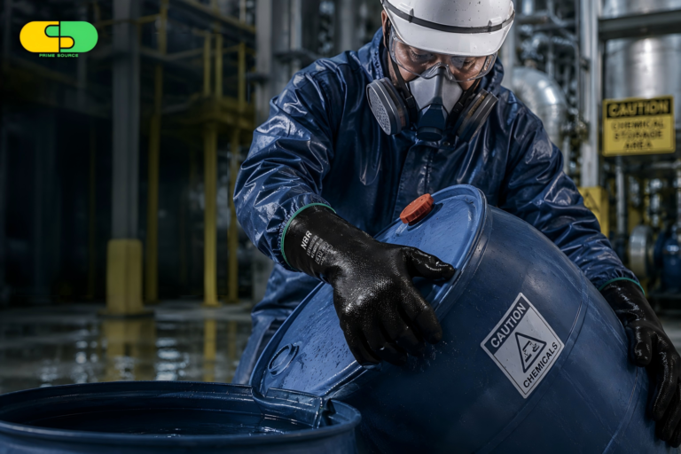 NBR Latex (Heavy-duty Grade) chemcial handling gloves