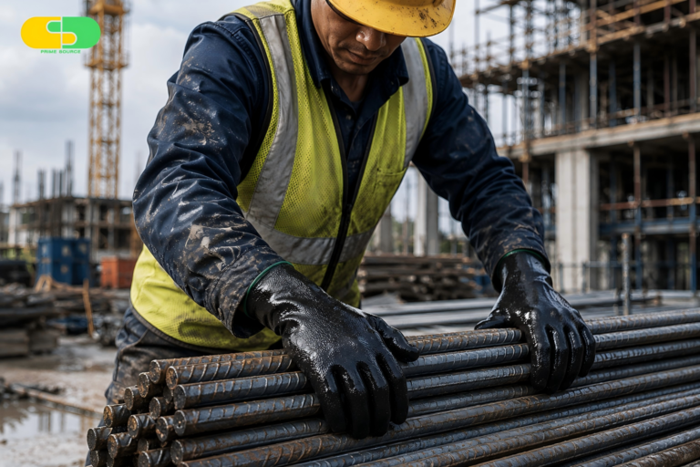 NBR Latex (Heavy-duty Grade) construction work gloves