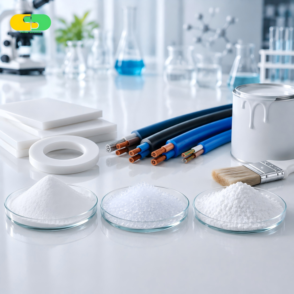 fep vs ptfe vs pvdf material comparison