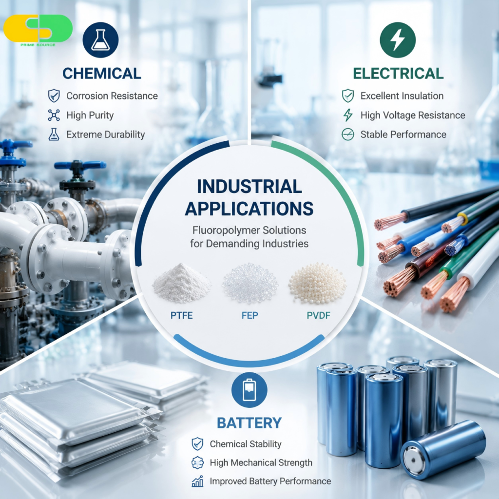 industrial applications chemical electrical battery