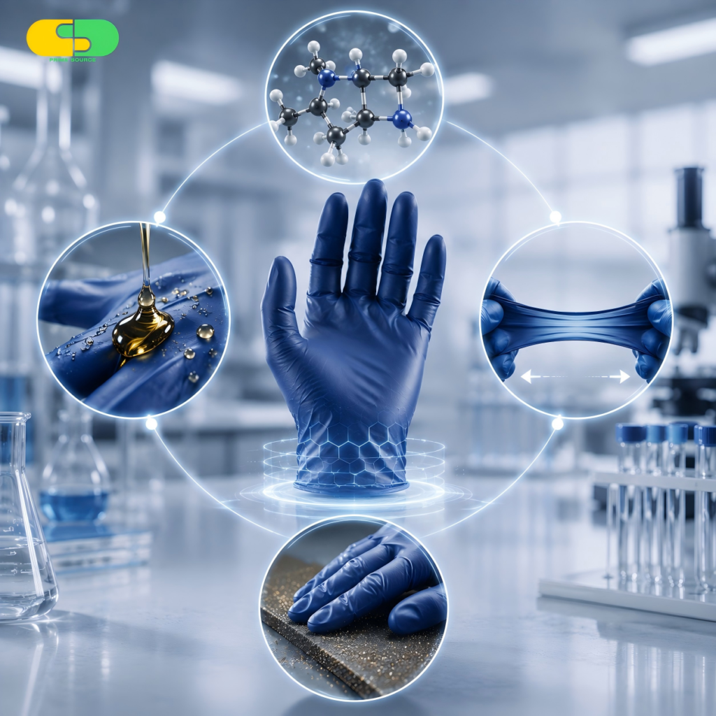 nbr latex glove properties